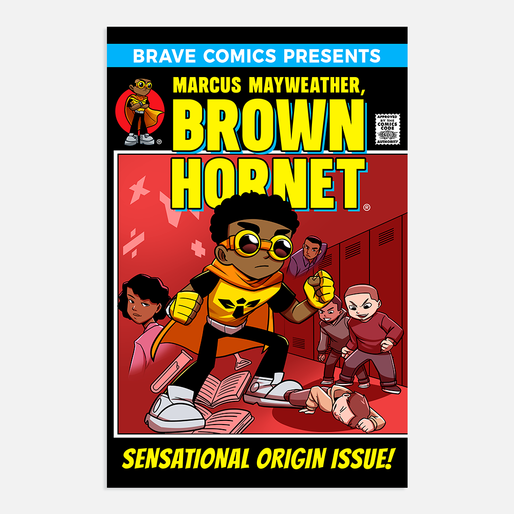 Brown Hornet Sensational Origin Issue poster