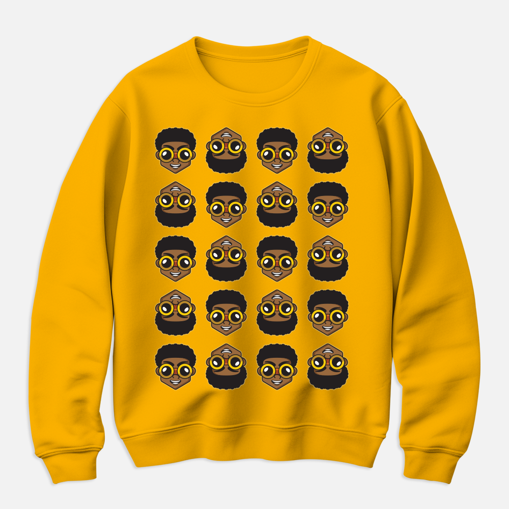Brown Hornet Icon Dualities crew sweatshirt